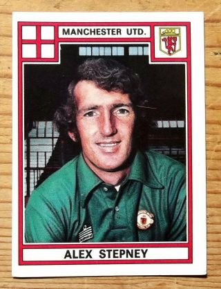 Panini Football 78 Manchester United Alex Stepney No 229 Sticker