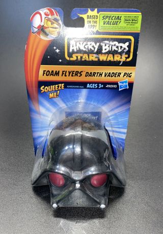 2013 Angry Birds Star Wars Foam Flyers Darth Vader Pig 2