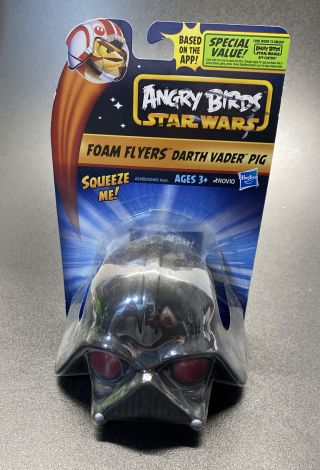 2013 Angry Birds Star Wars Foam Flyers Darth Vader Pig 3