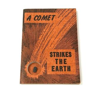 1942 " A Comet Strikes The Earth " Book By Nininger & Meteorite Specimen