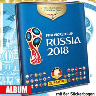 Panini Wm 2018 Russia World Cup Sticker Leeralbum Stickeralbum