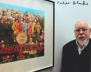 Peter Blake Hand Signed 8x10 Photo,  Autograph,  Sgt Pepper Artist,  The Beatles E