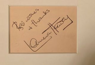 LAURENCE HARVEY FILM & STAGE STAR SIGNED AUTOGRAPH & MOUNTED PHOTO 2