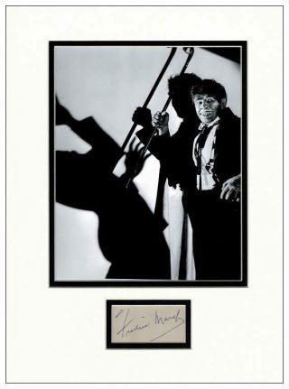 Fredric March Autograph Signed - Dr Jekyll And Mr Hyde Aftal Uacc Registered