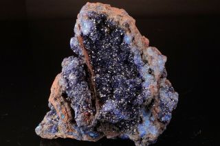 Classic Azurite Crystal Cluster Bisbee,  Arizona - Ex.  Lemanski