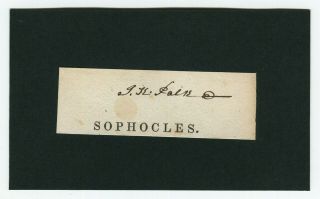 President James K.  Polk (1795 - 1849),  Signed Autograph Cut,  Young Hickory,  Scarce