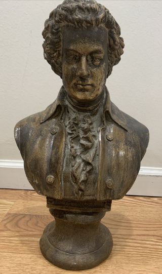 Mozart Bust Large Sculpture Music Statue Art