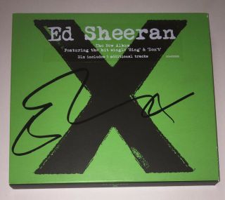 Signed Ed Sheeran X Wembley Edition Cd Rare Authentic Perfect Photograph