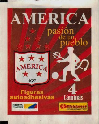 Colombia Team America Pasion De Un Pueblo Soccer Sticker Pack