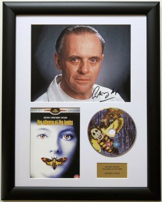 Anthony Hopkins / Silence Of The Lambs / Signed Photo / Autograph / Framed /