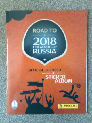 Uk Seller Only - Panini Road To 2018 Fifa World Cup Sticker Album - Gc