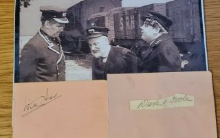 Will Hay And Dave Otoole Autographs.  Oh Mr Porter