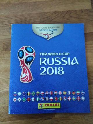 Panini Fifa World Cup Russia 2018 Official Licensed Sticker Album,  6 Stickers