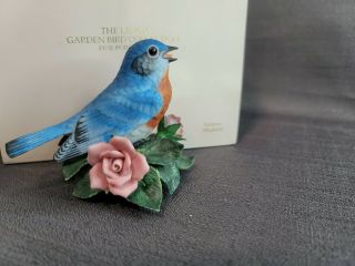 Lenox Garden Birds " Eastern Bluebird " Fine 1986 Porcelain Figurine
