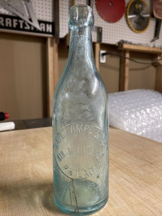 Karl Lampe & Co Philadelphia Pa Blob Top Bottle