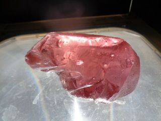 Andara Crystal Glass Pink " Hgw " 350 Grams R34 Monatomic Crystals