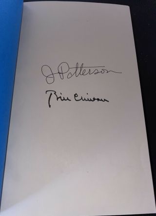 Bill Clinton James Patterson Signed Book The President Is Missing