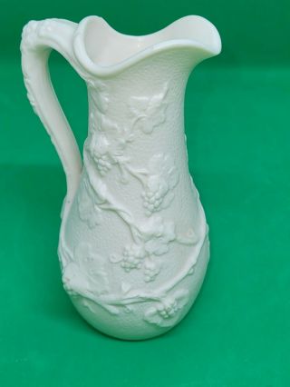 Antique Parian Pottery Ware Mini Pitcher/ Bud Vase