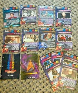 Star Trek Universe 1997 Newfield Pub.  Fact Files And Photo Cards W/binder
