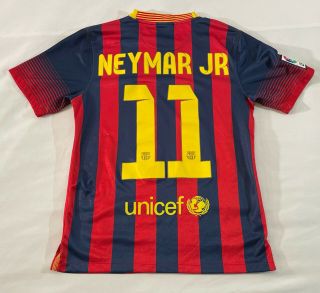 Men’s Nike Neymar Jr.  Fc Barcelona Soccer Jersey Size Adult Small