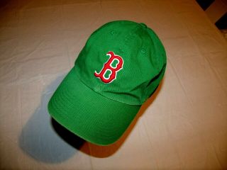 Boston Red Sox Green Low Profile Slouch Hat Shamrock Twins The Franchise S/med