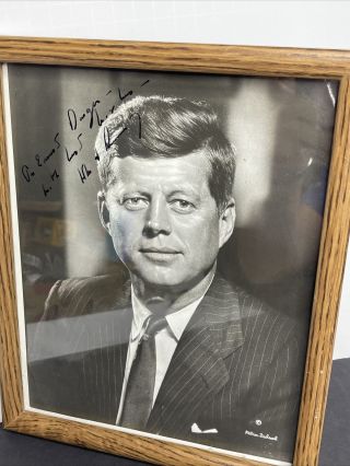 John F.  Kennedy Signed Photo JFK Autograph Photograph Signature John F Kennedy 2