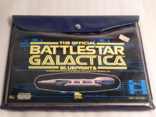 Battlestar Galactica The Official Blueprints 1978 Complete Set Of 10 Prints