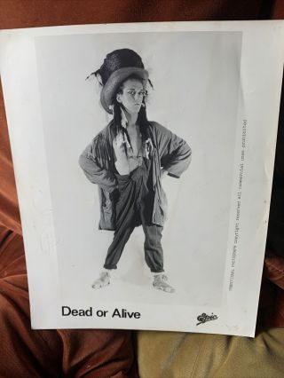Dead Or Alive Promo Press Phot.  Signed By Dead Or Alive