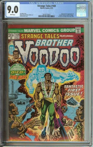 Strange Tales 169 Cgc 9.  0 White Pages // Origin/1st Appearance Brother Voodoo