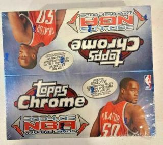 2004 - 05 Topps Chrome Basketball Retail Box