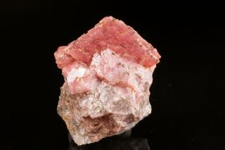 Unique Rhodochrosite & Pyrite Crystal Emma Mine,  Butte,  Montana