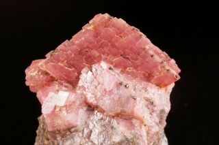 UNIQUE Rhodochrosite & Pyrite Crystal EMMA MINE,  BUTTE,  MONTANA 4