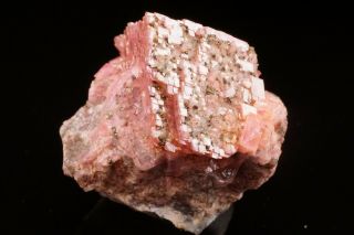 UNIQUE Rhodochrosite & Pyrite Crystal EMMA MINE,  BUTTE,  MONTANA 5