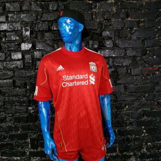 Liverpool Jersey Home Football Shirt 2010 - 2012 Red Adidas P96763 Mens Size Xl