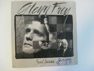 Glenn Frey Of The Eagles - Rare Autographed Album - 1988 Solo Lp Hand Signed