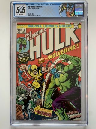 The Incredible Hulk 181,  Cgc 5.  5