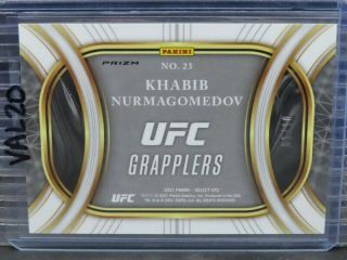 2021 Select UFC Khabib Nurmagomedov Grapplers Gold Prizm 1/10 U377 2