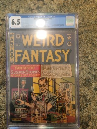 Weird Fantasy 13 (1) CGC 6.  5 E.  C.  Comics Golden Age Horror Sci Fi 1950 3