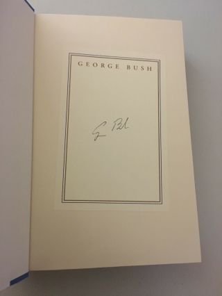 George H W Bush Signed All The Best Book Autograph Auto President Of The U.  S.