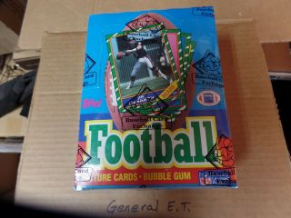 1986 Topps Nfl Football Wax Box Bbce Certified Jerry Rice Rc?