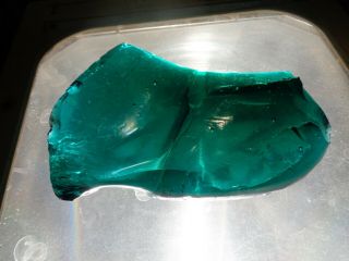 Andara Crystal Glass Blue Green 650 Grams R4 Monatomic Cryst