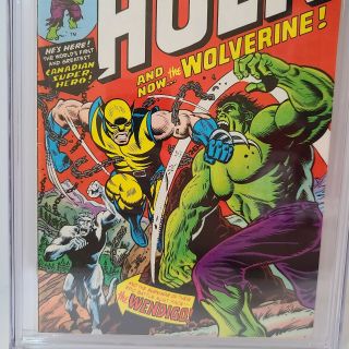 Incredible Hulk 181 1st Appearance Wolverine CGC 8.  0 White Pages 3