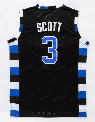 Lucas Scott 3 One Tree Hill Ravens Movie Basketball Jersey Men ' s Sewn S M XL 2XL 2