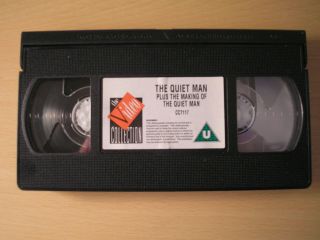 MAUREEN O ' HARA - THE QUIET MAN VHS PAL VIDEO UK/EUROPE 1993 SIGNED 2