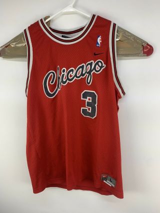 Nike Chicago Bulls Throwback Stitched Jersey Tyson Chandler Red Sz L Read