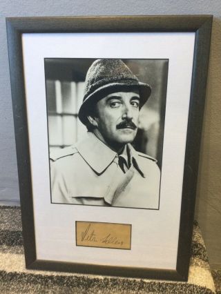Peter Sellers The Pink Panther Handsigned Framed Picture