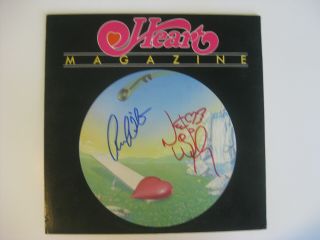 Heart - Autographed 1978 Album - Hand Signed By Both Ann Wilson & Nancy Wilson
