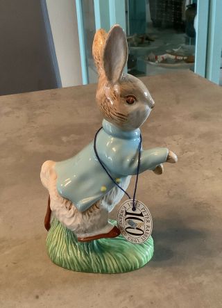 Royal Doulton Beatrix Potter Figurine " Peter Rabbit " No Box 100 Year 1992