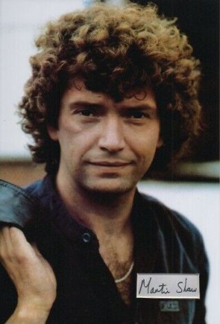 Martin Shaw Signed 12x8 Photo Display The Professionals