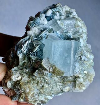 177 G Full Terminated Aquamarine Crystal Specimen From Skardu Pakistan